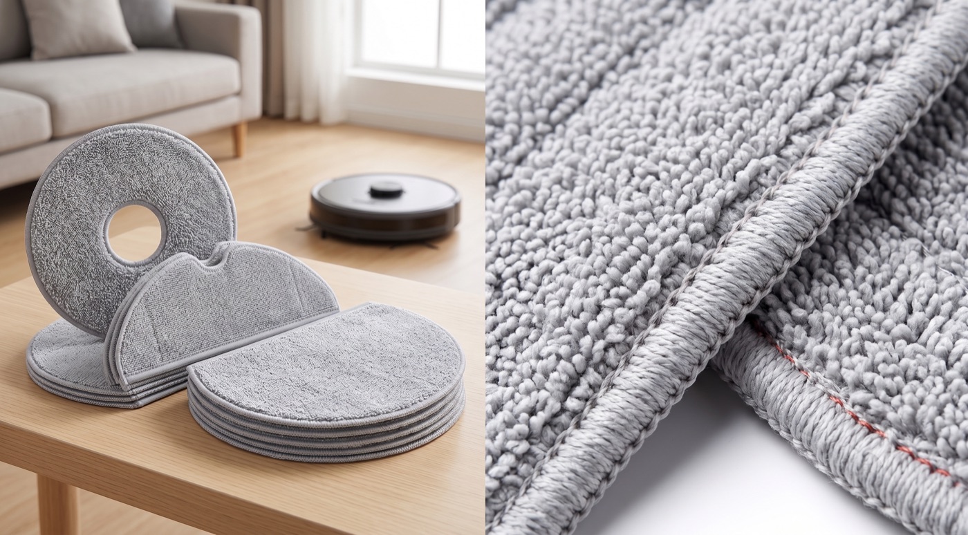 Robot süpürge altında mikrofiber mop bezi — Klintex yedek ped