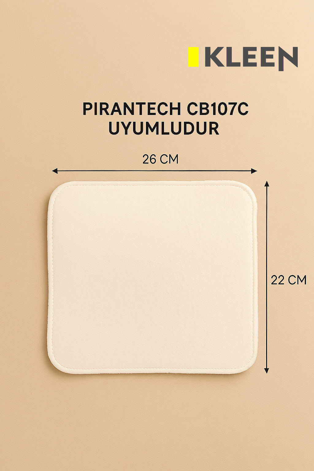 Pirantech CB107C uyumlu buharlı mop bezi — Klintex